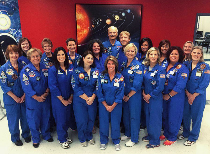 The Challenger Learning Center crew